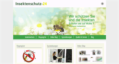 Desktop Screenshot of insektenschutz-24.de