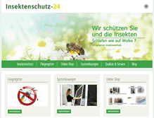 Tablet Screenshot of insektenschutz-24.de